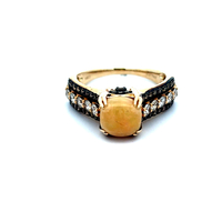 14kt Le Vian 1.00ct tw Diamond & Opal Yellow Gold Ring