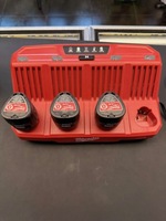 M12 12- volt Lithium-Ion 4-Port Sequential Battery Charger