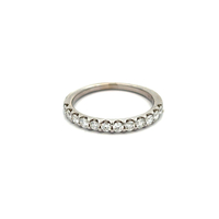 14kt White Gold .60ct tw Diamond Band
