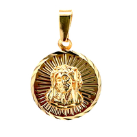 14kt Yellow Gold Jesus Pendant