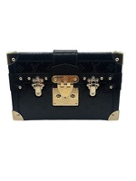 Louis Vuitton Petite Malle lizard Skin Box Bag w/ strap