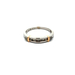 14kt Two Tone .15ct tw Diamond Band