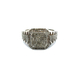 10kt White Gold .70ct tw Diamond Cluster Ring