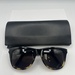 Saint Laurent SL 1 Black Acetate Oversized Square Sunglasses