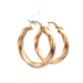 14kt Yellow Gold Twist Hoop Earrings