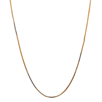 14kt Yellow Gold 18" 1mm Box Link Chain