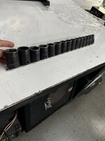 Snap On 15 pc torque socket set 