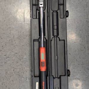 Snap-on ATECH3F250OB Digital Torque Wrench 1/2" Drive 12.5–250 ft-lb – Red, Prec