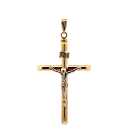 14kt White Gold Crucifix Cross Pendant