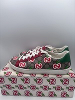 Gucci GG Apple Print Sneakers Size 38 1/2