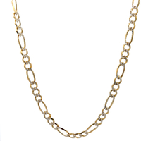 14kt Yellow Gold 23" 7mm Figaro Link Chain