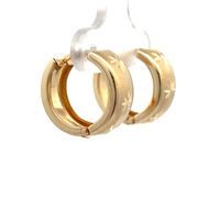 14kt Yellow Gold Hoop Earrings 