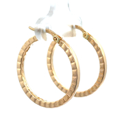 14kt Yellow Gold Hoop Earrings