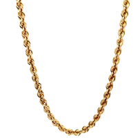 10kt Yellow Gold 20" 3.5mm Rope Chain