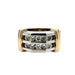 14kt Two Tone 1.00ct tw Diamond Band Ring