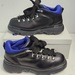 Burberry AMF Trek Low Boots Black Blue Leather EU 44 UK 10 Made in Italy