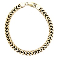 10kt Yellow Gold Franco 8" 5mm Bracelet