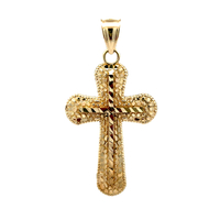 10kt Yellow Gold Cross Pendant