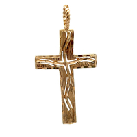 14kt Yellow Gold Cross Pendant