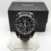 Bulova Precisionist 98B312 Chronograph 300M Black Yellow Watch Working