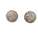 10kt White Gold .75ct tw Diamond Cluster Stud Earrings
