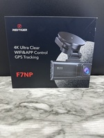 Redtiger F7NP 4K Ultra Clear WiFi & App Control GPS Tracking Rear Dash Camera