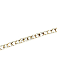 18kt Yellow Gold 7" 2.75ct tw Diamond Tennis Bracelet 