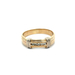 14kt Two Tone .10ct tw Diamond Ring