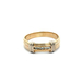 14kt Two Tone .10ct tw Diamond Ring