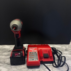 Milwaukee 2656-20 1/4" M18 Cordless Hex Impact Driver 18V W Battery & Charger