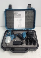 SEESII WI9 Pro 21V Cordless 1/2" Impact Wrench Set w/ Case & Sockets