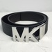 Michael Kors Men’s Reversible Belt Black MK Logo Buckle Size L
