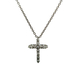 Tiffany & Co. Diamond Cross Necklace With Box & Gift Bag
