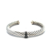 David Yurman .925 Cable Classics Pave Black Diamond Bracelet