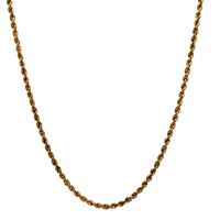  14kt Yellow Gold 18" 2mm Rope Chain 