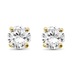 14kt Yellow Gold .20ct tw Diamond Stud Earrings 