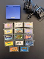 BLUE NINTENDO GAMEBOY ADVANCE 