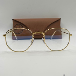 New Ray-Ban Hexagonal RB3548 Gold Frame