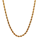 14kt Yellow Gold 24" 2.75mm Solid Rope Chain