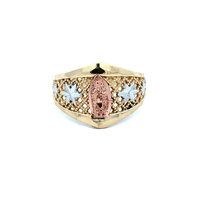 14kt Tri-Color Virgin De Guadalupe Ring