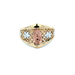14kt Tri-Color Virgin De Guadalupe Ring
