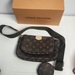 Louis Vuitton Multi Pochette Accessoires Monogram Khaki Strap