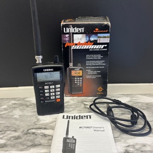 BC75XLT Uniden Compact Analog Handheld Scanner