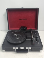 Crosley Cruiser Plus CR8005F-BK Bluetooth 3 Speed Suitcase Turntable