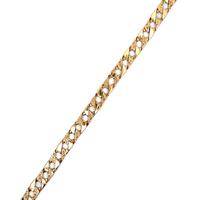 14kt Yellow Gold 8" 7.25mm Curb Link Bracelet 