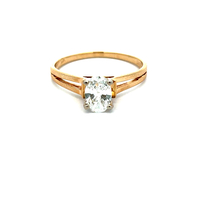 14kt Yellow Gold Solitaire Ring