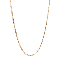 14kt Yellow Gold 23" 3.5mm Figaro Link Chain