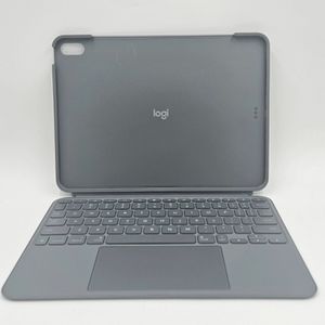 Logi  Touch for iPad 5th Gen 11-Inch – Keyboard Case with Trackpad, Gray