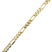 14kt Yellow Gold Figaro Link Bracelet 