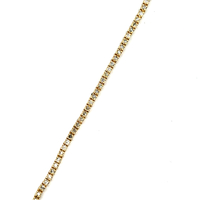 14kt Yellow Gold 7" 1.85ct tw Diamond Tennis Bracelet 